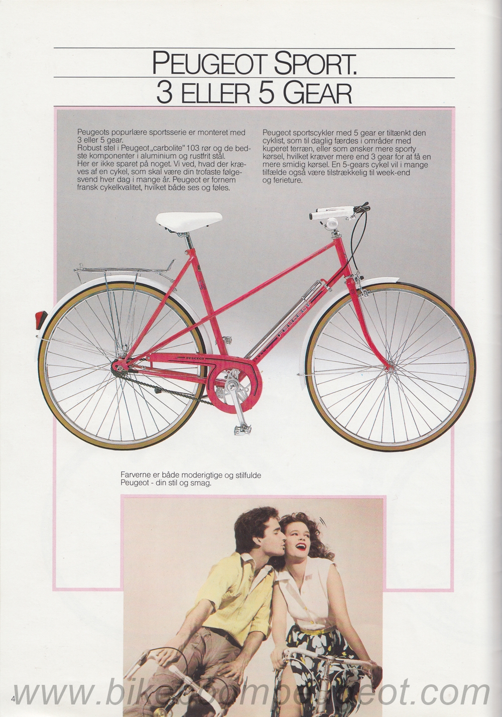 Peugeot 1985 Denmark Brochure